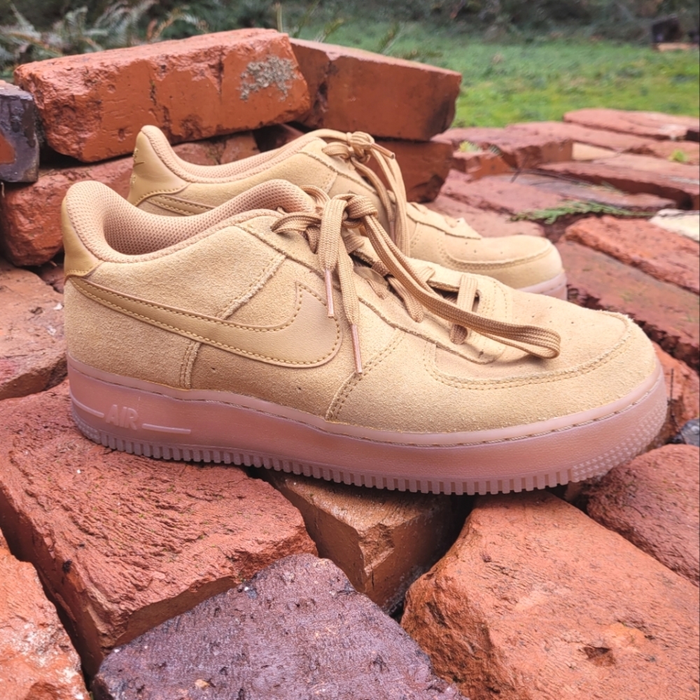 Suede Nike Air Force 1 with Gum Sole